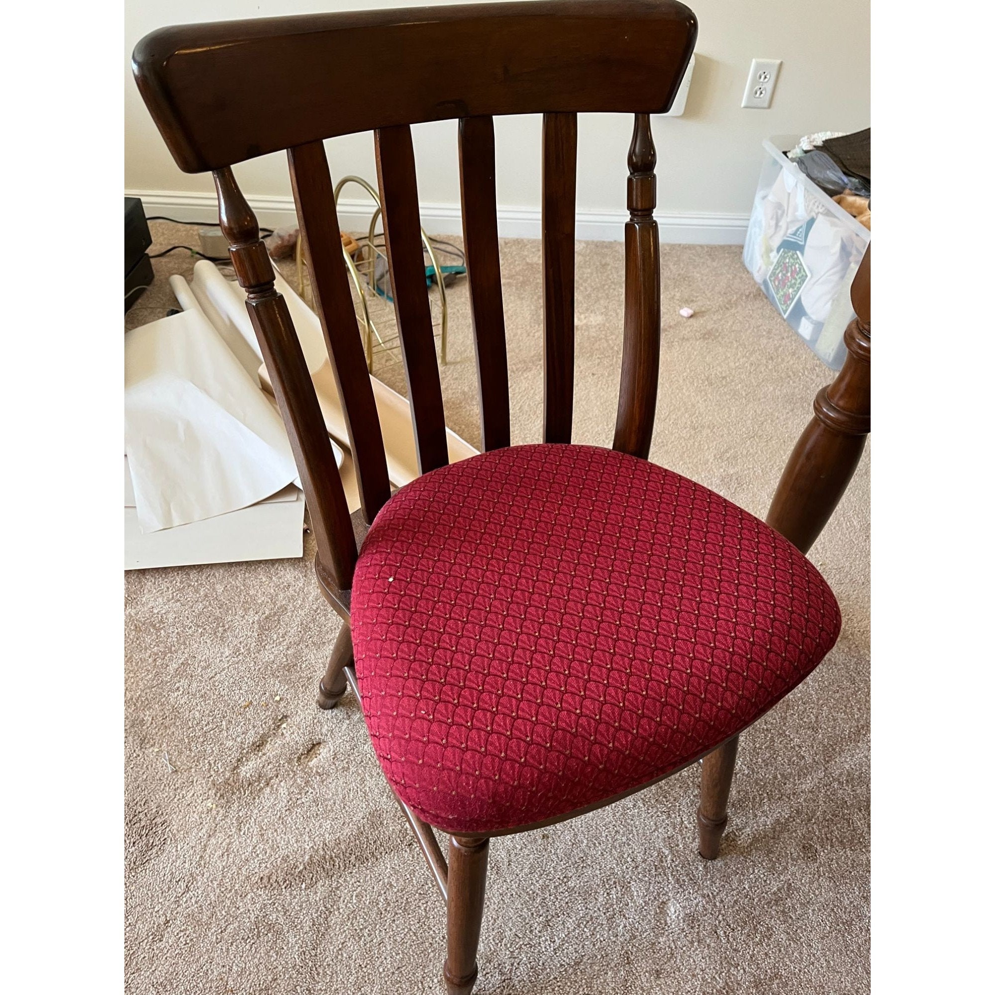 Thomasville Oak Dining Table Set W 4 Chairs Pads Leaf Extendable Etsy