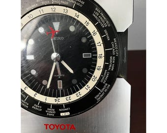 Rare! SEIKO Seikosha Toyota Promo World Time Quartz Desk Rare! SEIKO Seikosha Toyota Promo World Time Quartz Desk