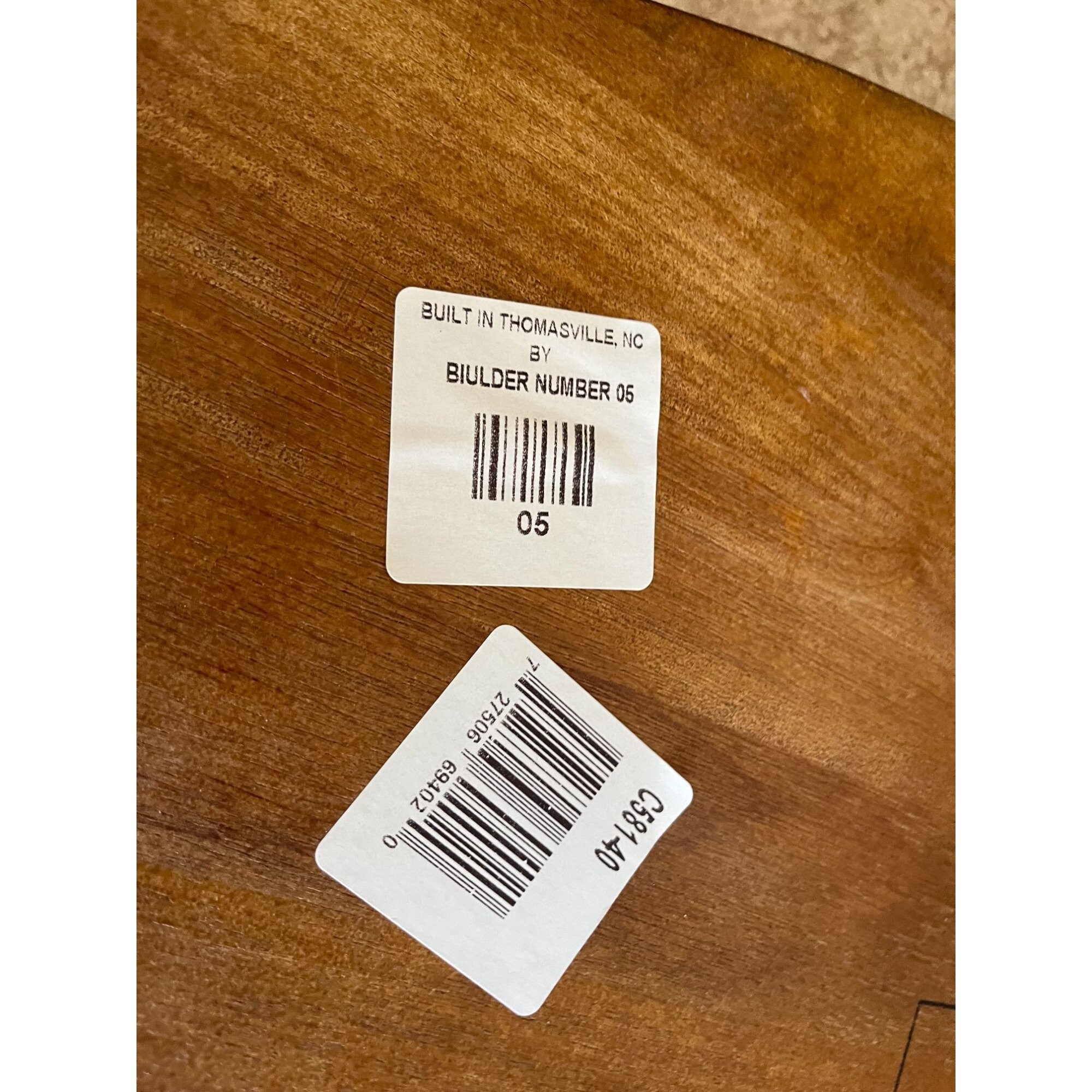 Thomasville Oak Dining Table Set W 4 Chairs Pads Leaf Extendable Etsy