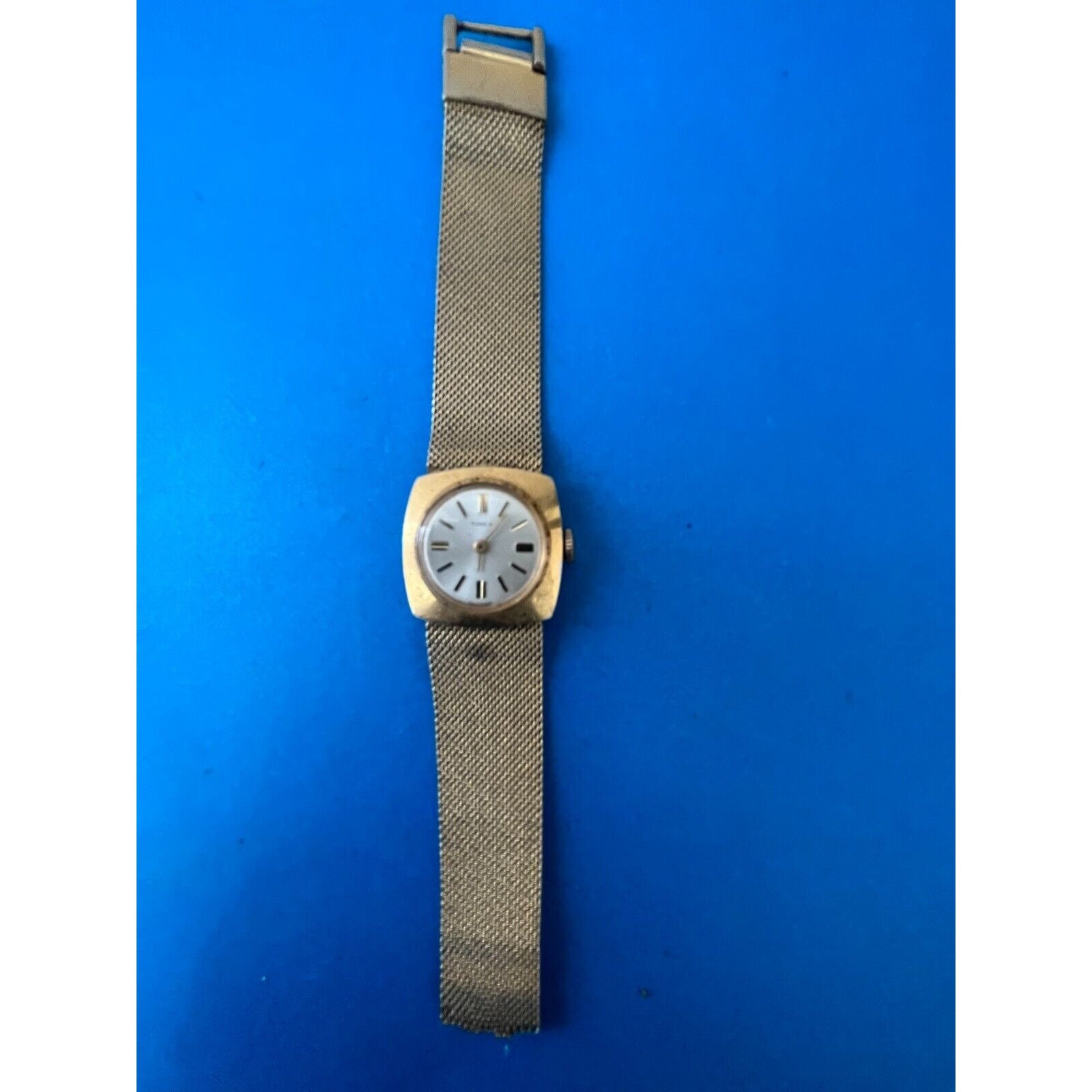 Vintage Timex Women's Watch Gold Tone Case & Mesh Band Etsy