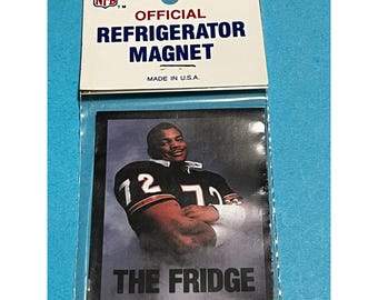 The Fridge William Refrigerator Perry NFL Official Magnet new Bears!