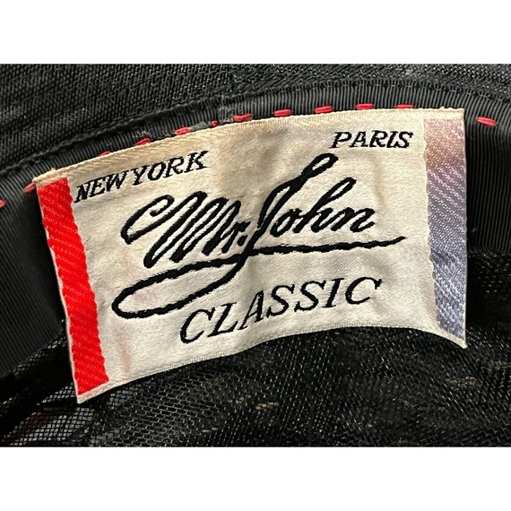 Vintage 1950's MR. John NY New York Paris Black &… - image 8