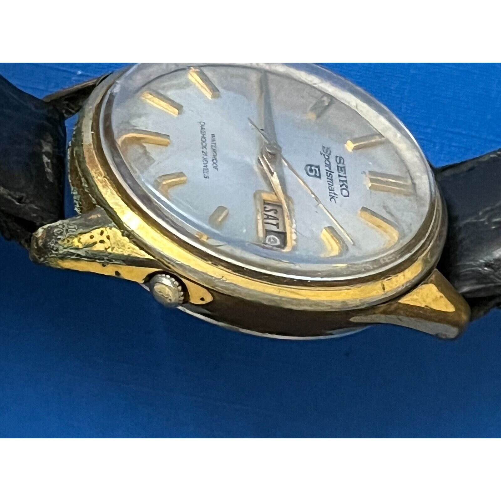Vintage SEIKO Sportsmatic 5 6619-8050 21 Jewels Day/date