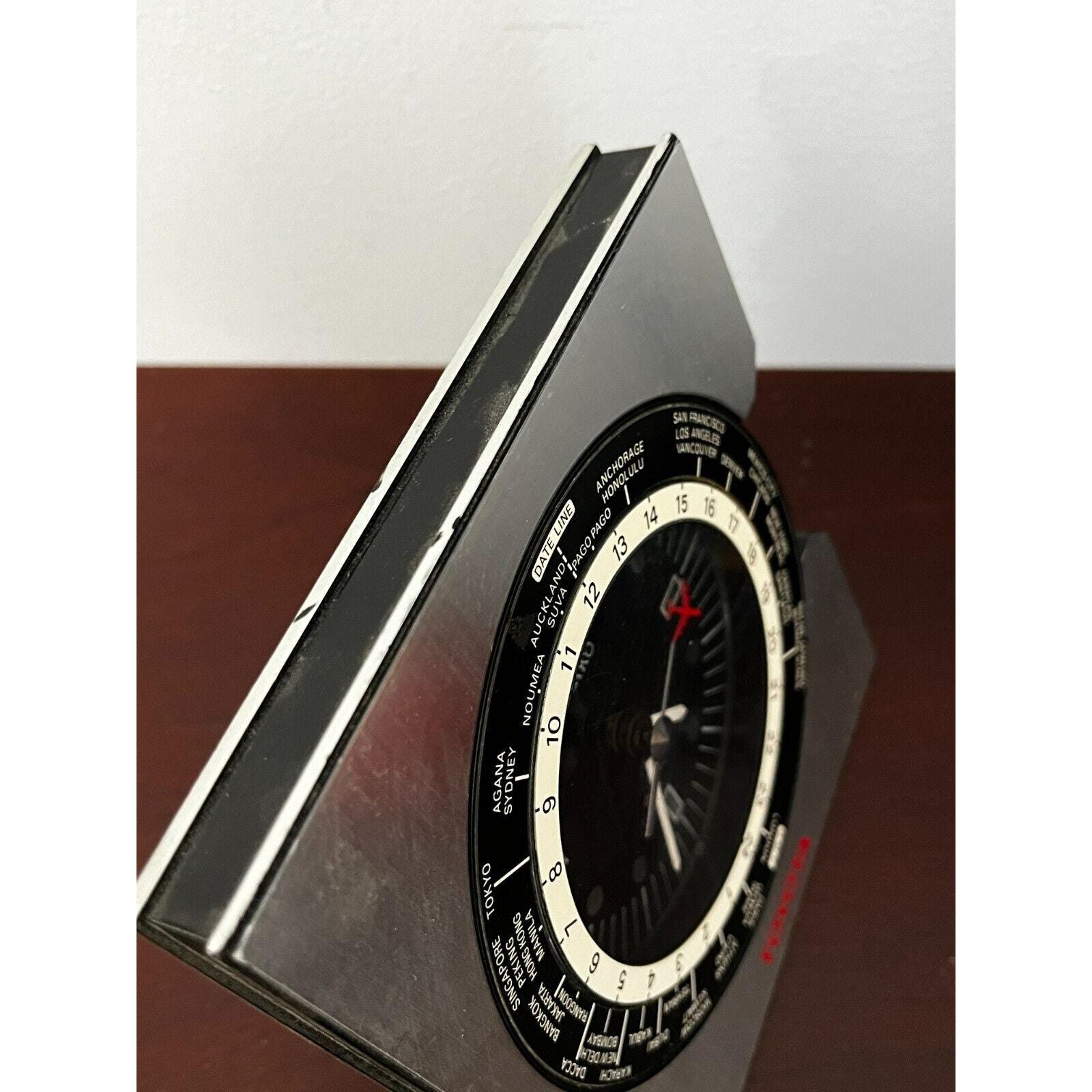 Rare! SEIKO Seikosha Toyota Promo World Time Quartz Desk Rare! SEIKO Seikosha Toyota Promo World Time Quartz Desk