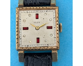 BULOVA WRISTWATCH 17 Jewels Swiss Ruby & stones runs 4 repair / parts