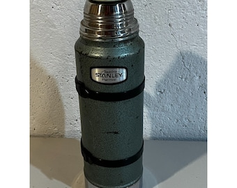 Vintage 1980 Stanley Aladdin Thermos Green Steel A-944C 100 Cup 1 Qt 32 oz