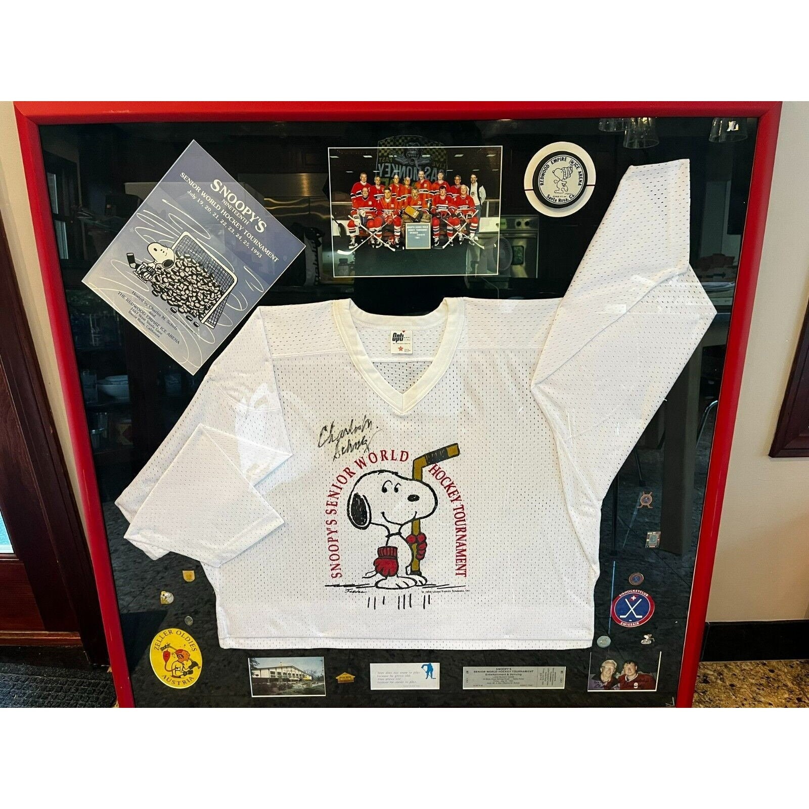 Snoopy Hockey Jersey - Etsy