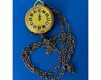 Vintage Ladies Lucerne Swiss Made Pocket Watch/fob Watch 