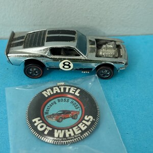 Hot Wheels Redline 1969 Boss Hoss Silver Auto Giocattolo Cromata - Foto 12