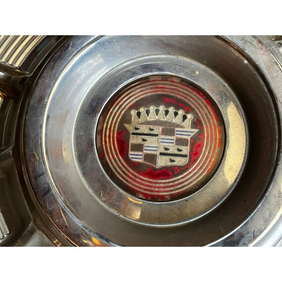 1957 57 Original Cadillac Hubcap Set With Center Medallion Oem - Etsy