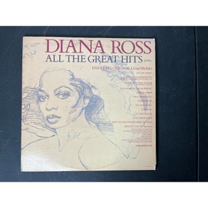 Diana Ross All The Great Hits Vinyl Record 2 LP M13-960C2 Motown 1981