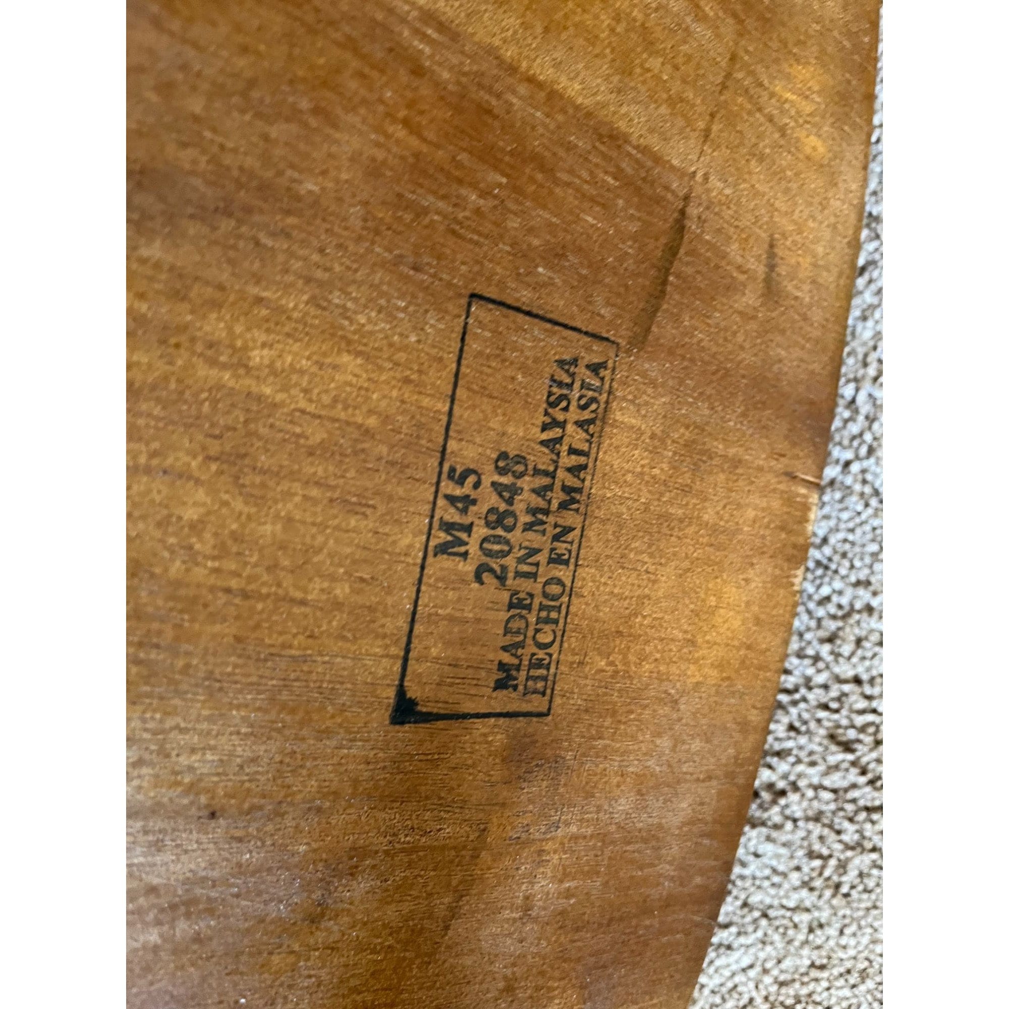 Thomasville Oak Dining Table Set W 4 Chairs Pads Leaf Extendable Etsy