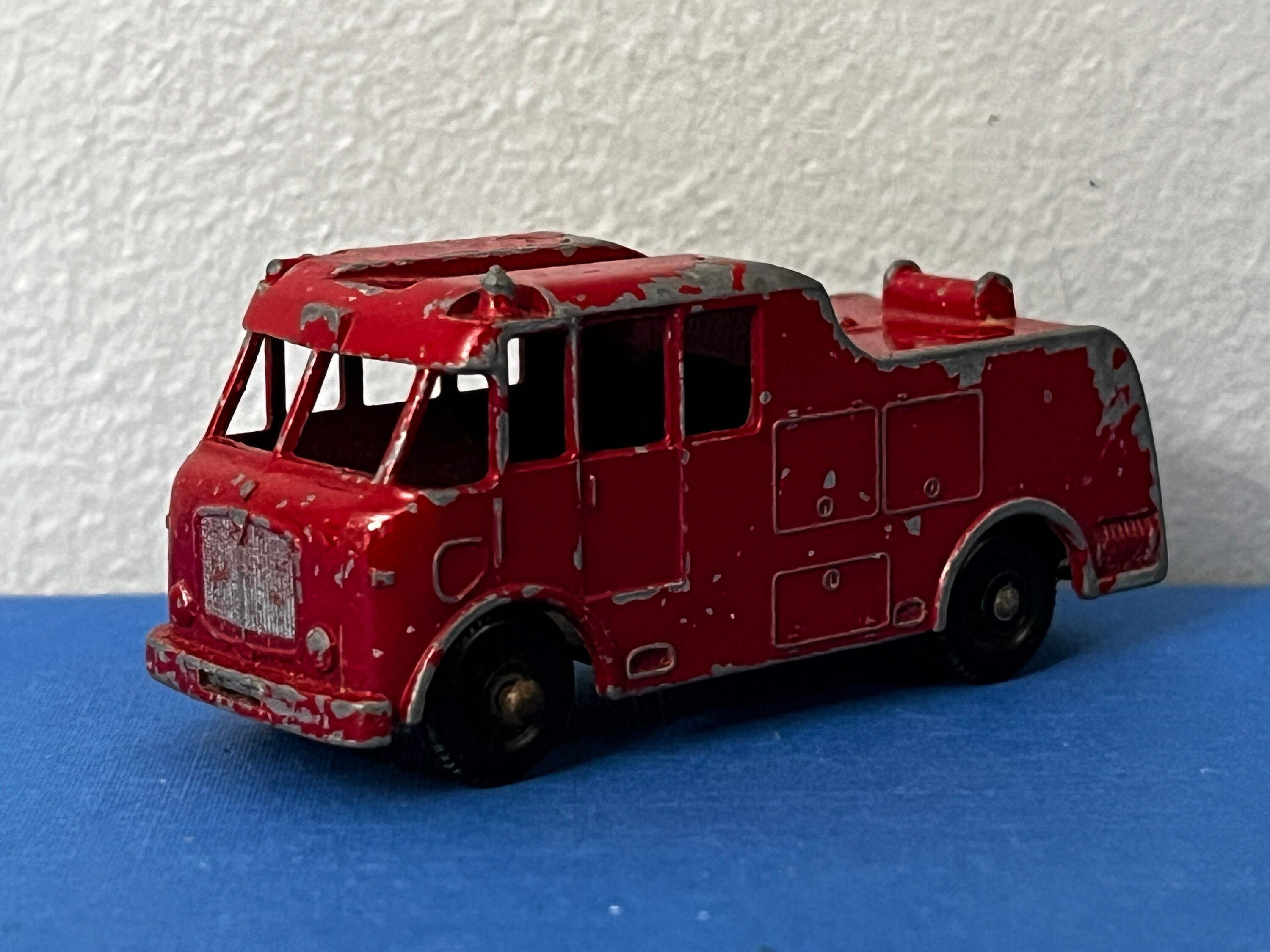 Matchbox 9 Merryweather Marquis Series III Fire Engine W Black Wheels Lesney Etsy