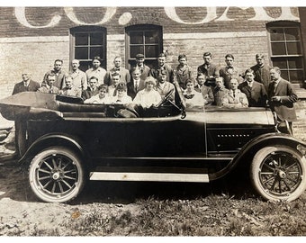 Antique 1914-1917 original photo Jeffery Touring Car Automobile Kenosha WI Rare!