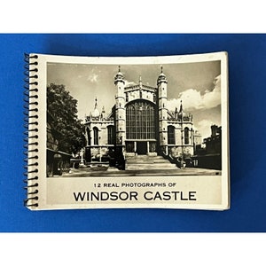 Vintage: Valentine&#39;s 12 real photographs of Windsor Castle London England