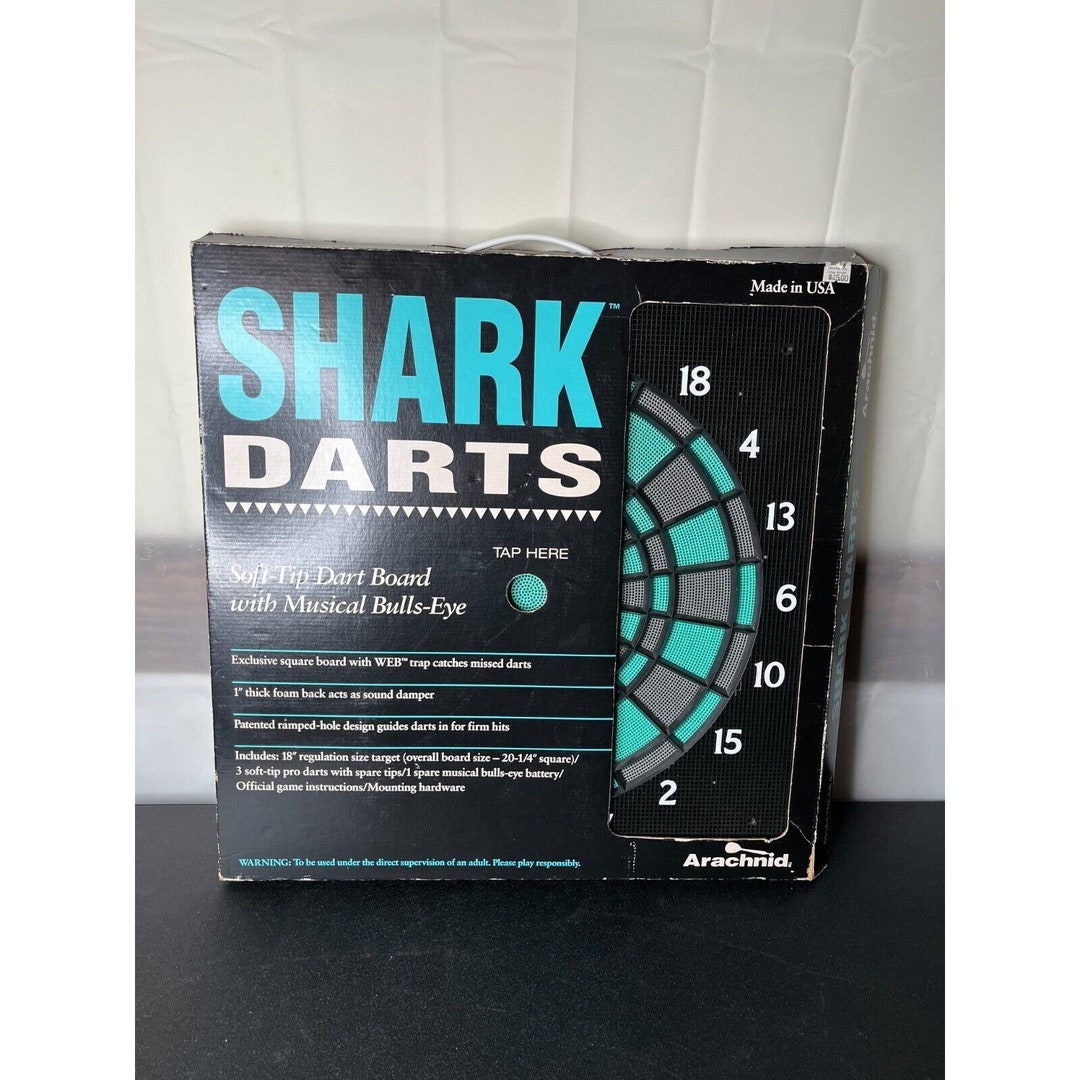 Vintage 1991 Arachnid Shark Darts Model 750ARA Soft Tip Dart Etsy