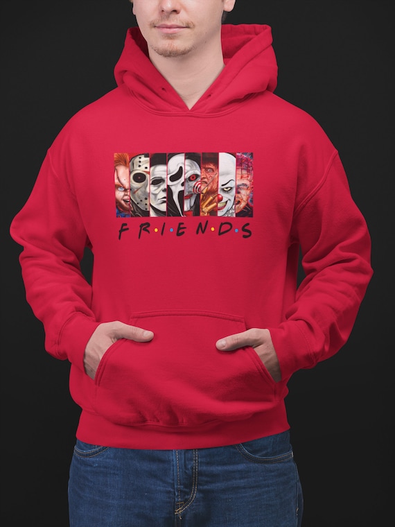 Buy Halloween Horror Movie Killers Characters Scary Friends Men's/unisex  Kids Hoodie Online in India - Etsy