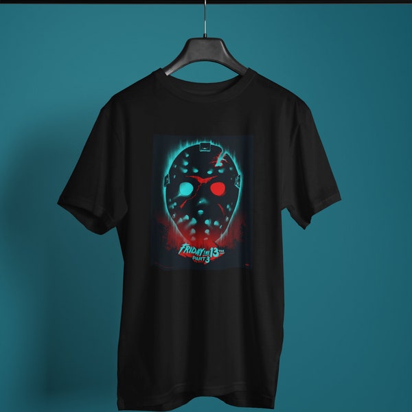 Friday The 13th Horror Movie Jason Logo Men's-Unisex/Youth T-shirt