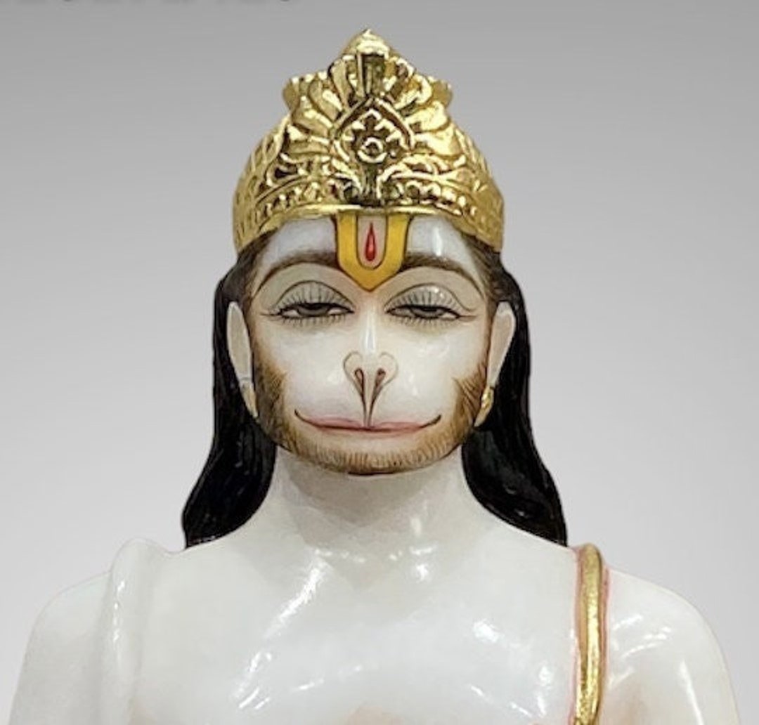 Buy Marble Hanuman Statue Hanuman Marble Murti for Home Temple Online