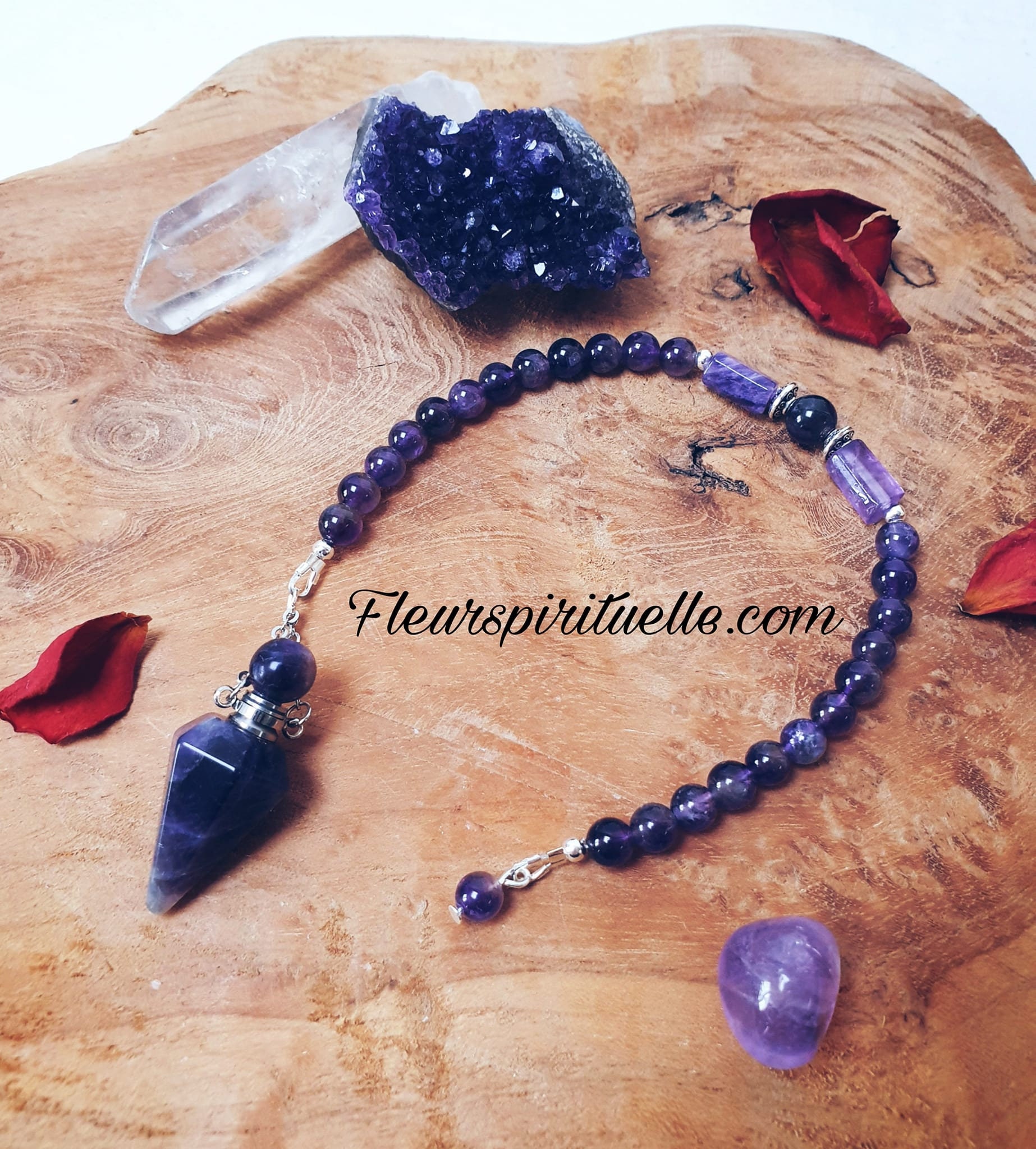 Pendule Fiole en Améthyste