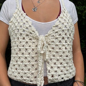 Vera Tank Top Crochet Pattern PDF