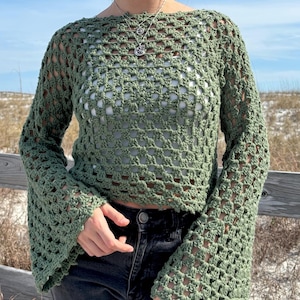 Retro Sweater Crochet Pattern