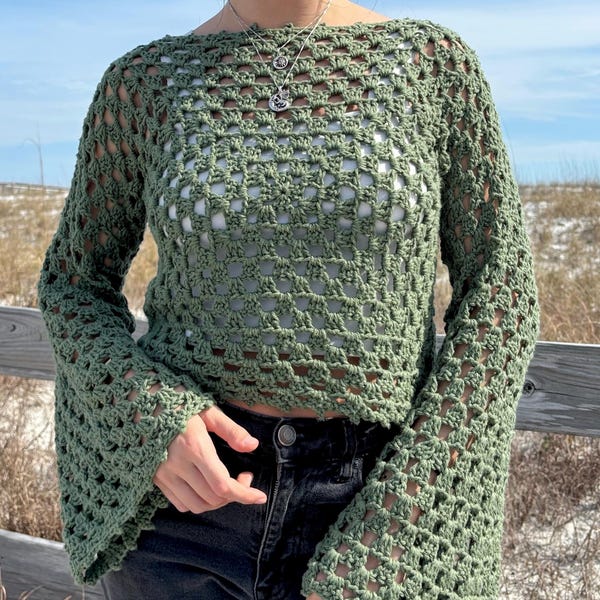 Retro Sweater Crochet Pattern