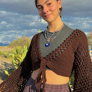 Wrap Top Crochet Pattern zdjęcie 1