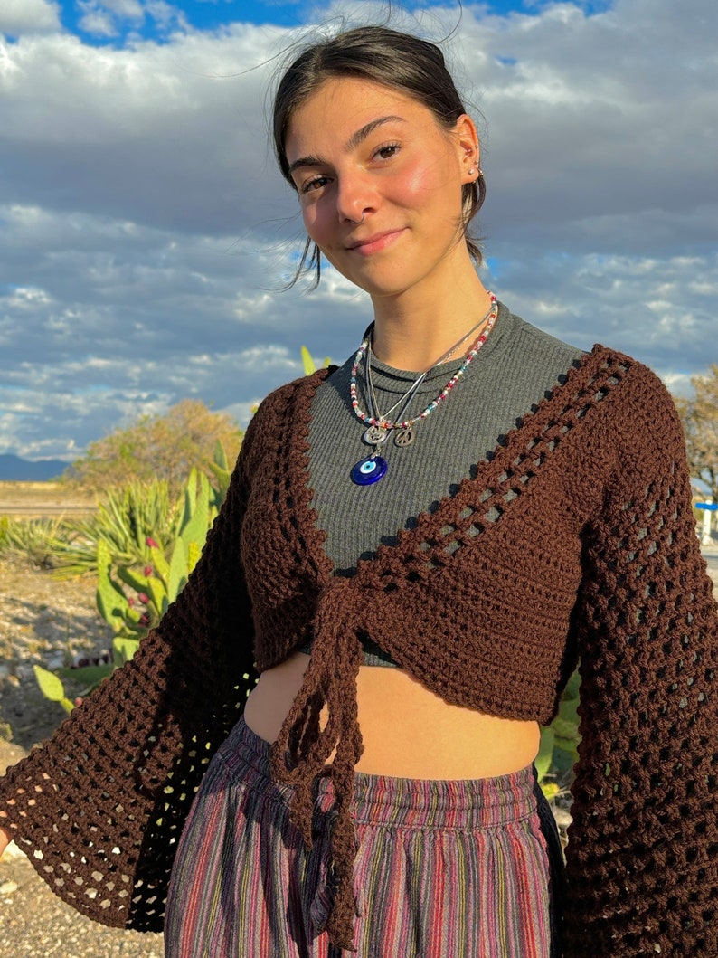 Wrap Top Crochet Pattern zdjęcie 1