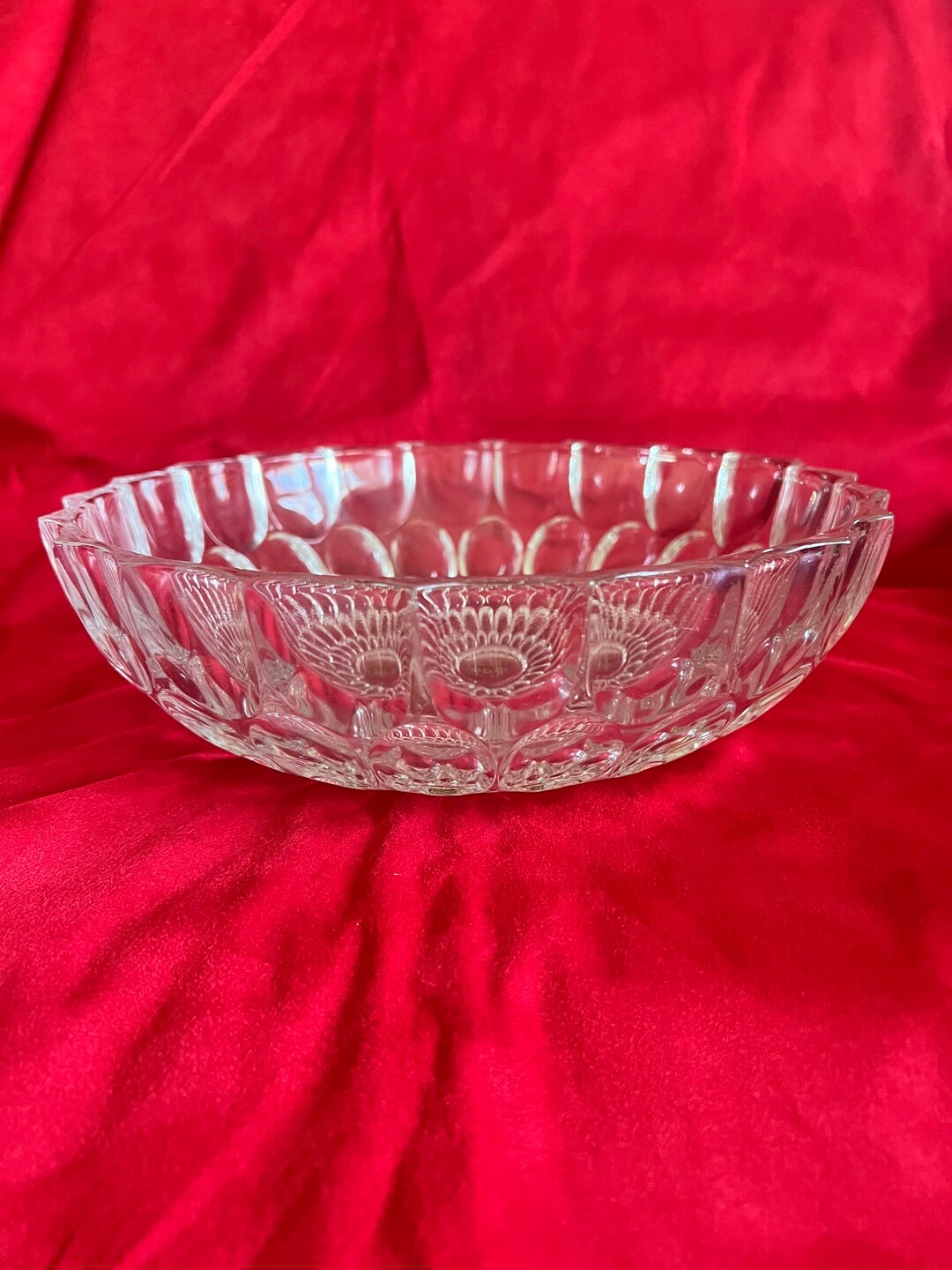Vintage Crystal Bowl Etsy