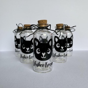 Whisker Keeper - Cat Lover Collectible Jar, Animal Memorial Jar, crazy cat lady, cat lover gifts, cat mum, cat dad gifts, cats whiskers