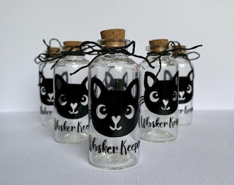 Whisker keeper - Katzenliebhaber Sammelglas, Tiergedenkmal, Katzenliebhaber Geschenke, Katzenliebhaber Geschenke, Katzen Schnurrhaare