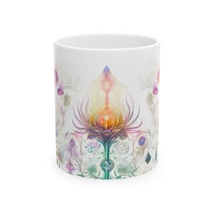 Celestial Botanical Ceramic Mug 11oz