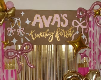 21st Birthday Banner