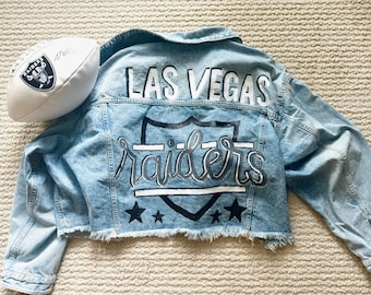 NFL Team Handpainted Denim Jacket