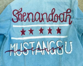School Spirit Denim Jacket
