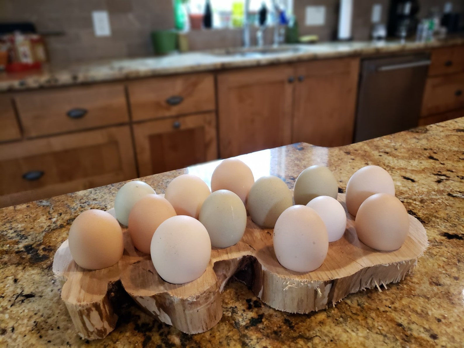 Cedar Egg Holder, Countertop Egg Rack for Fresh Eggs - Etsy