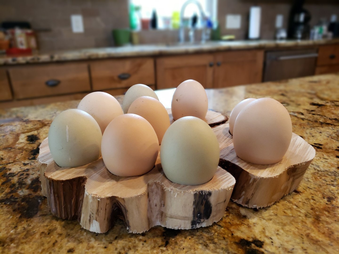 Cedar Egg Holder Countertop Egg Rack for Fresh Eggs Etsy