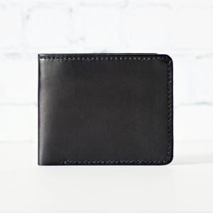 Cartera de cuero para hombre hecha a mano, billetera plegable de cuero, billetera de cuero curtido vegetal, billetera de piel de becerro de búfalo, billetera cosida a mano