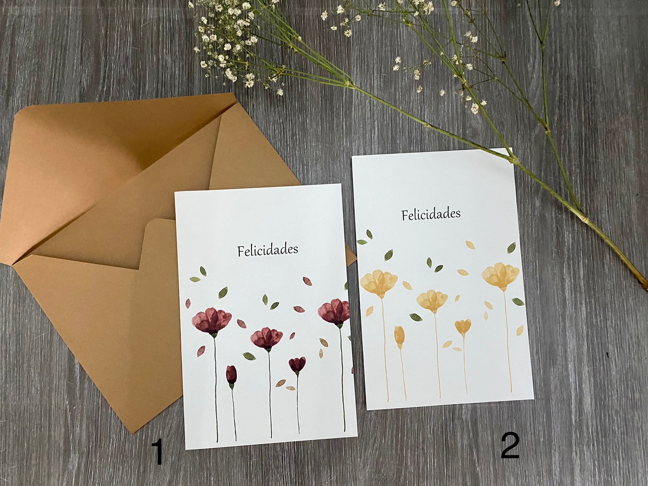 Tarjetas felicitación. Tarjeta cumpleaños A5 - Etsy México