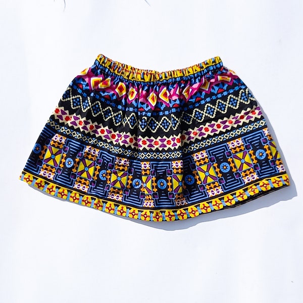 SALE Ankara Skirt African Print Toddlers Skirt Gathered Waist Skirt Girls Skirt Gift For Girls Wax Print Skirt Stylish Skirt For Kids