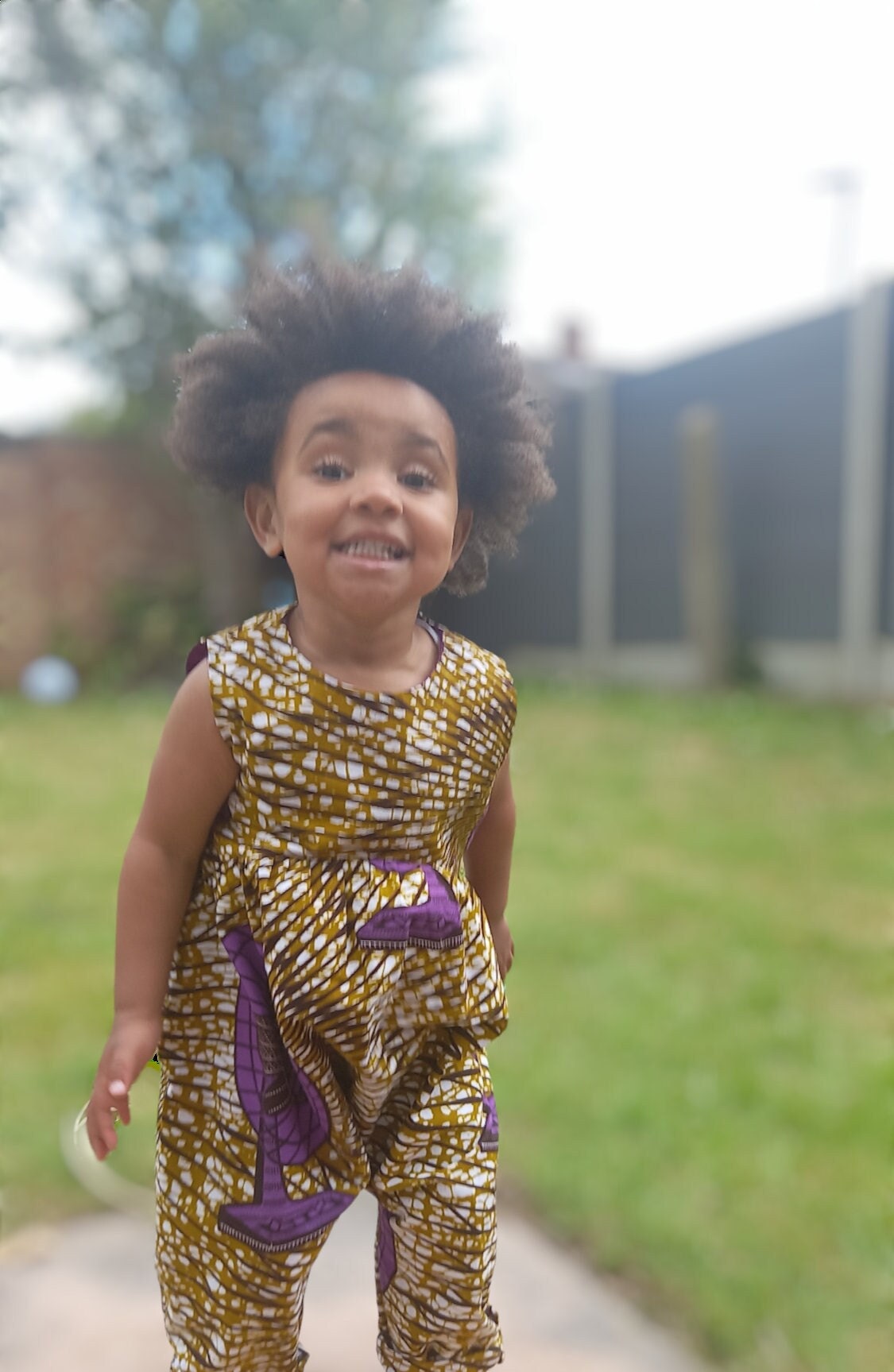 Ankara jumpsuit for baby girl cheap