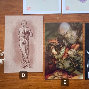 Illustrated postcards · Medical art · Videogame