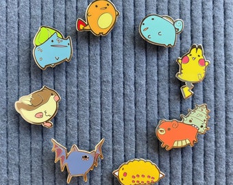 SECONDS Pokemlerb Enamel Pins • Cute Pokemon Derp