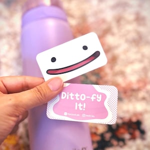 Ditto-fy It! Transparent Sticker · Waterproof · Decal · Videogame