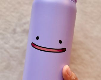 Ditto-fy It! Borderless Decal Open Mouth •  Transfer • Poke Pokopia • Ditto face sticker