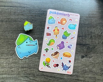 I CHOOSE YOU bundle · Enamel pin and stickers · derp