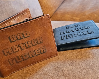 Bad Mother Fucker leather wallet