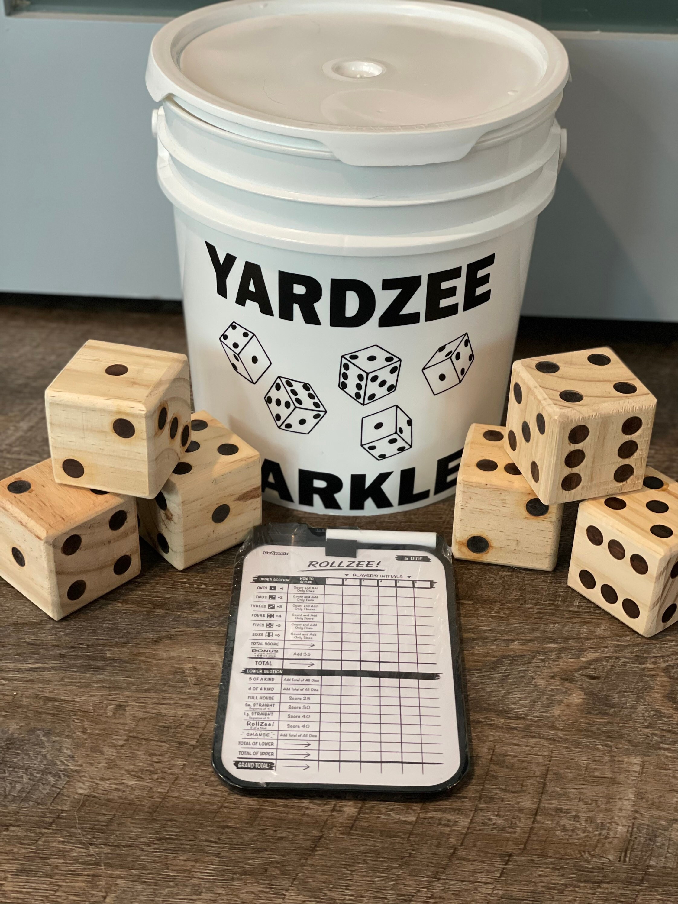 Yardzee Dice Farkle Game Farkle Dice Giant Lawn Games Etsy