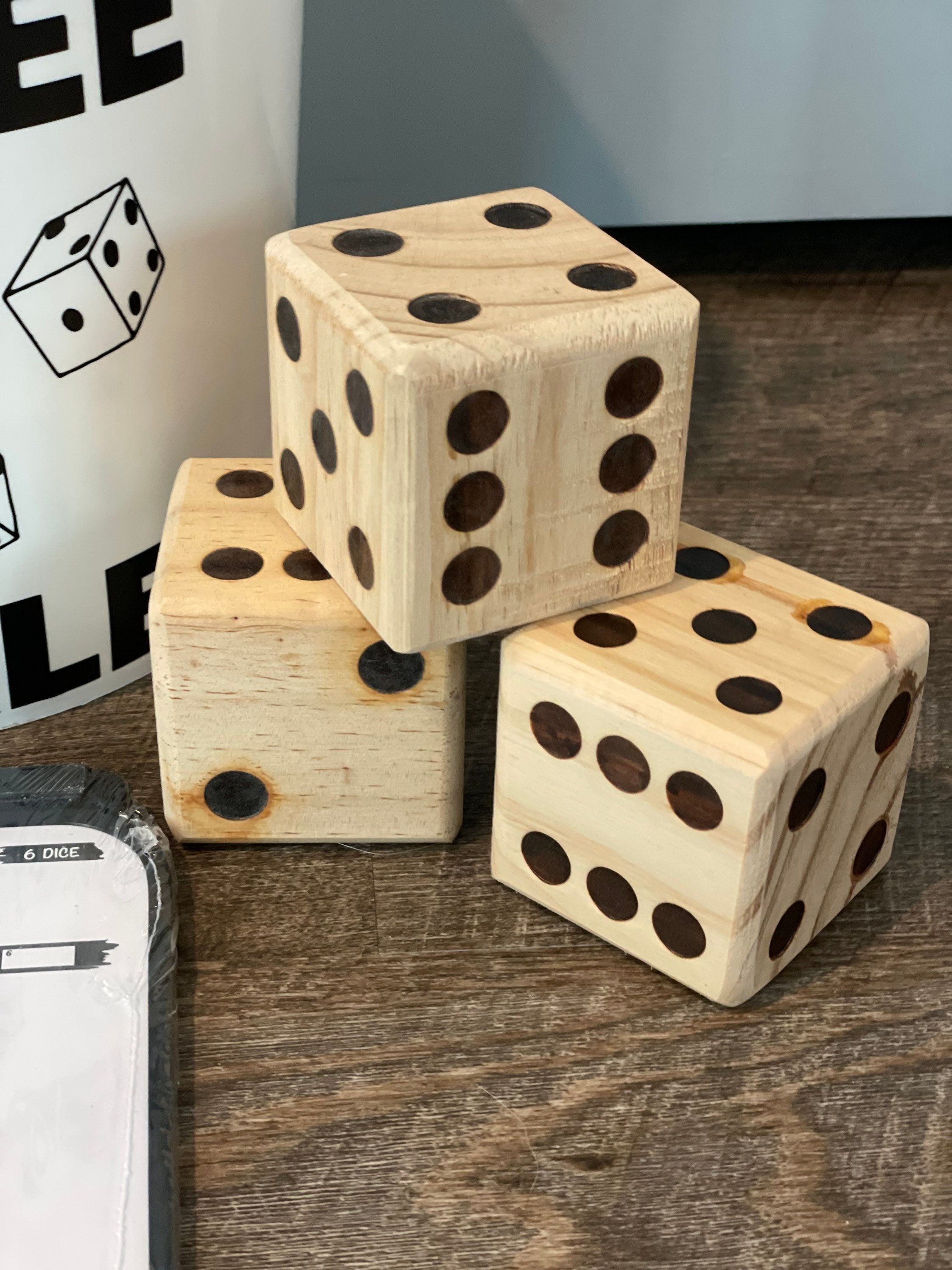 Yardzee Dice Farkle Game Farkle Dice Giant Lawn Games Etsy